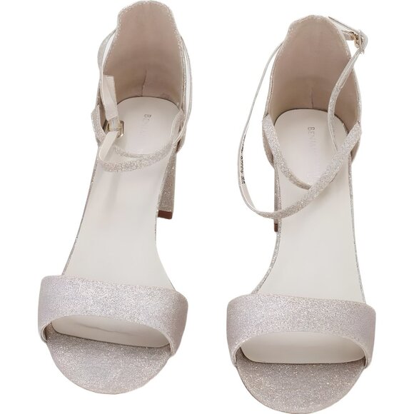 touch ups women Touch Ups Jackie Heeled Sandal Champagne - Women\'s US 9 M